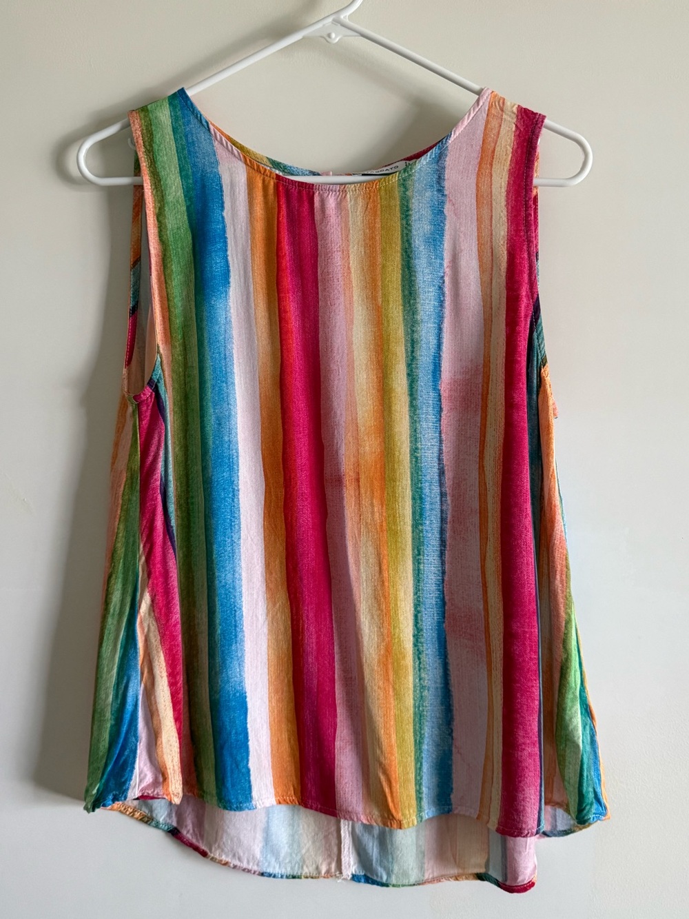 Staccato Vertical Stripe Tank Top